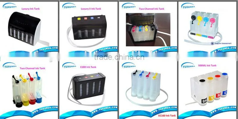 large volume 500ml ink tank for hp printer