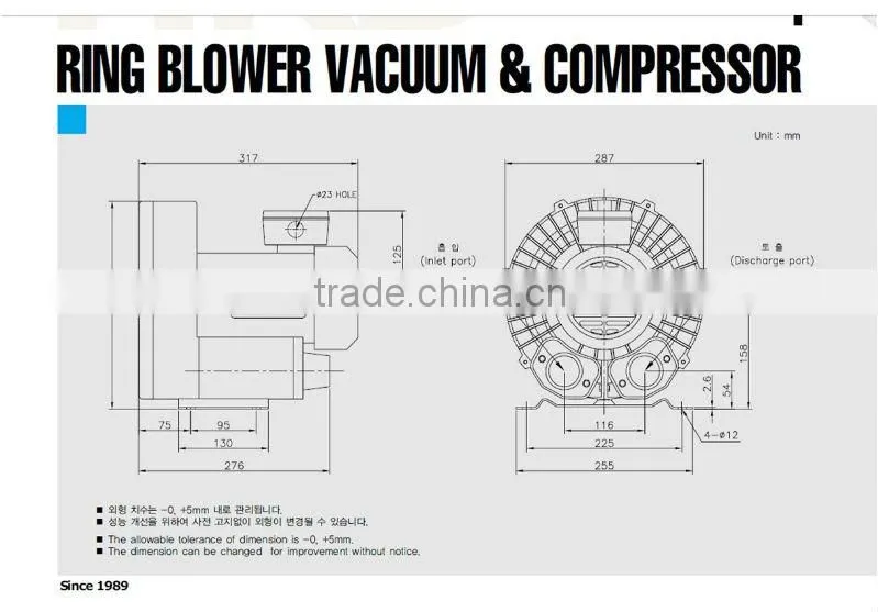 HWANGHAE HRB-201 RING BLOWER
