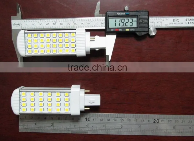 2pin 4pin G24 PLC led bulb light with G23 E27 base replace 8w 13w 26w CFL PLC bulb
