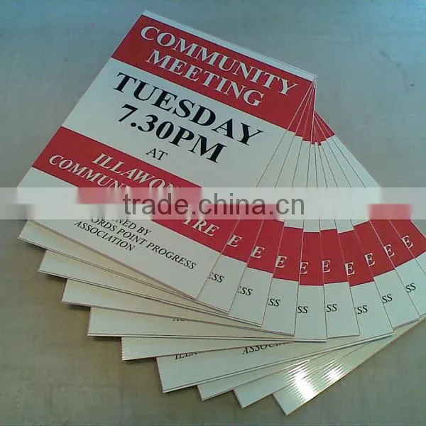 UV Resistant Corflute Sheet , Printing Corflute Signage 4C For Outdoors