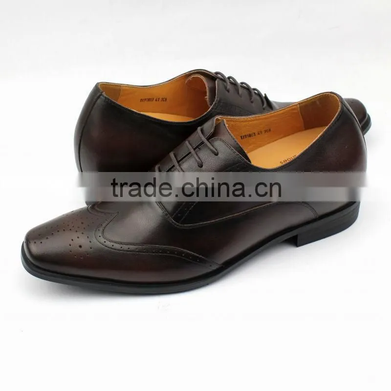 Fashion high heel wedding dress shoes men/ leather barilla man shoes 2013