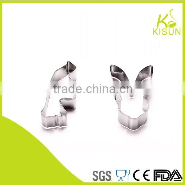 Stainless steel top style palm cookie cutter set
