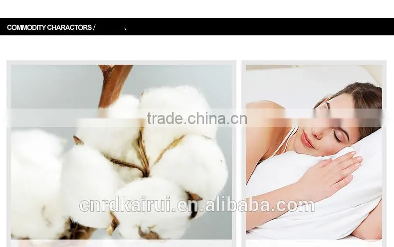 5 star hotel bedding set for plain white with factory directly