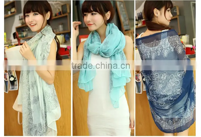 Hotsale fashion print scarf,cheap wholesale printing scarf,custom made scarf