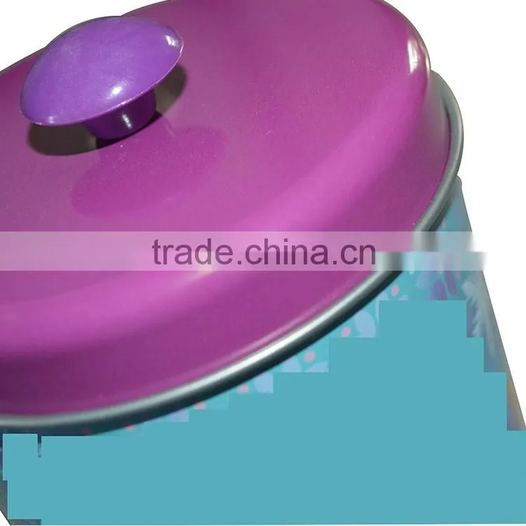 wholesale cylinder cookie biscuit metal tin box/cylinder toy metal tin box/cylinder tin box