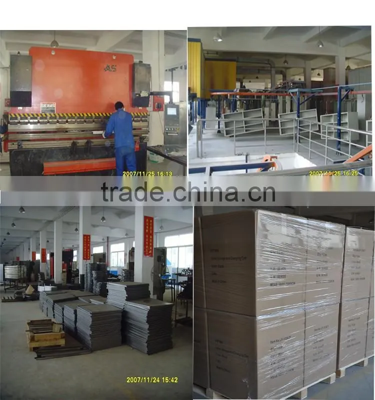 mobile steel locker for tablet storage and charging cart