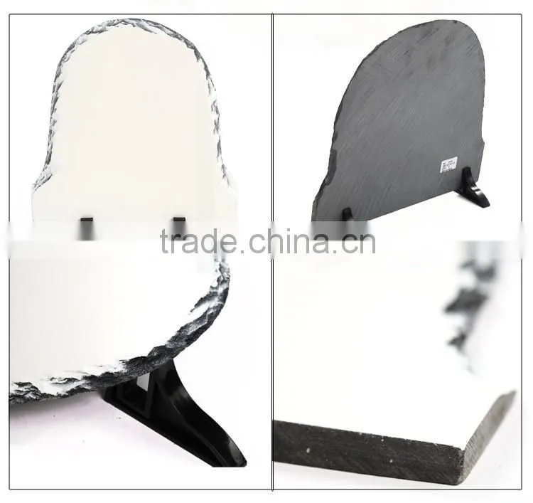 Polished rock sublimation blanks suppliers semicircle rock sublimation