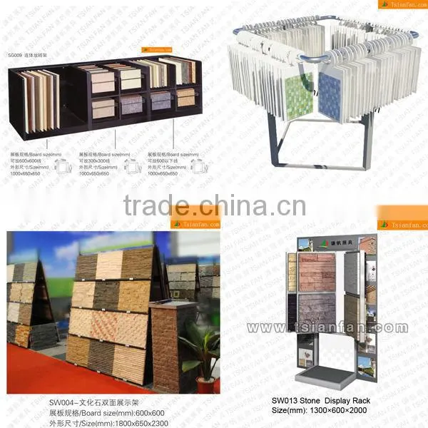 MM065 showroom mosaic tile rack/ booth exhibition /mosaic display rack