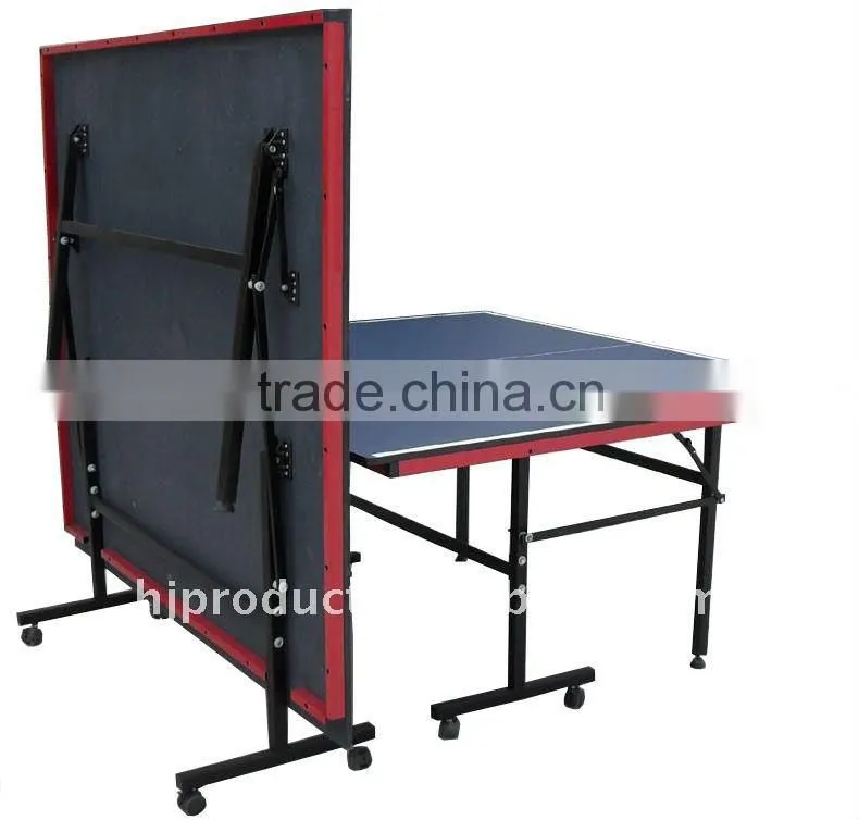 wholesale supplier folding up table tennis table MDF indoor pingpong table for sale