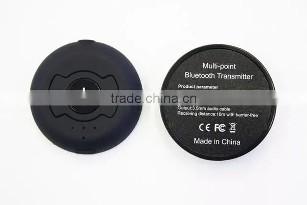 One with two Bluetooth transmitter Bluetooth headset CSR4.0 simultaneously connect two Bluetooth audio adapter
