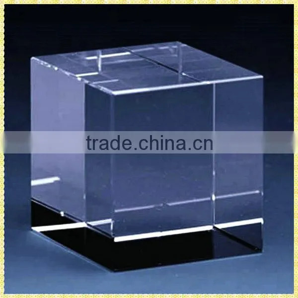 Handcrafted Blank Crystal Cube Souvenir Items For Promotion Items