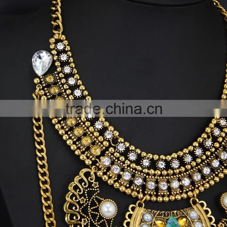new 2015 alloy necklace ladies jewellery bijouterie