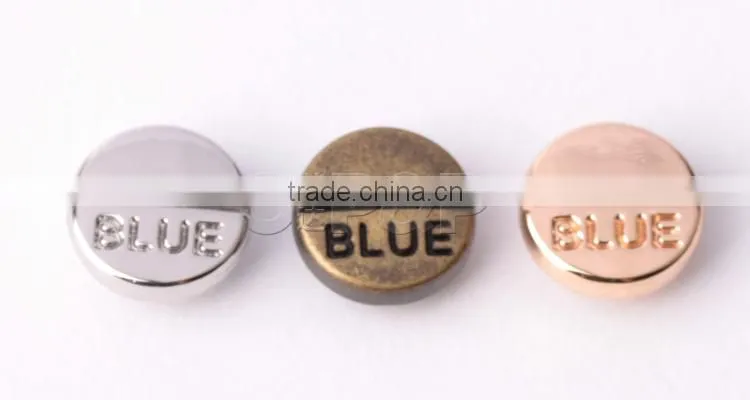 Advanced colorful custom logo garment rivets for jeans