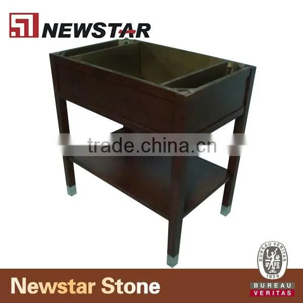Bathroom base cabinets corner vanity base with solid wood