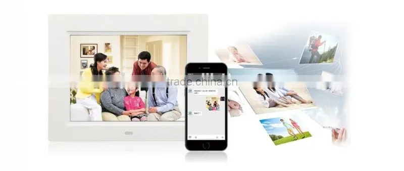 15inch Cloud photo frame wechat photo frame lcd screen for parents gifts
