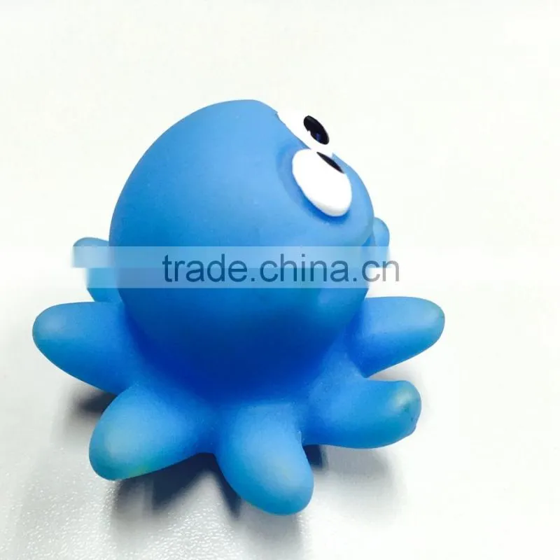 Rubber Octopus Bath Toy,Plastic Sea Animal Toy