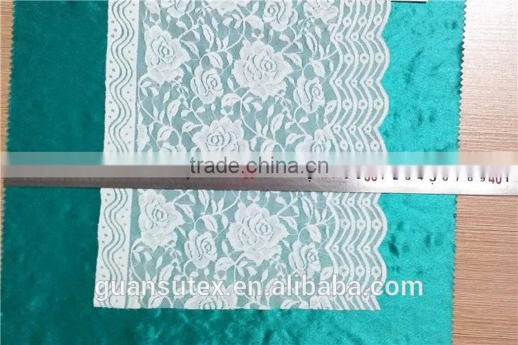 Embroidery Fancy Tulle Elastic Lace Trim for Lingerie Ladies Underwear