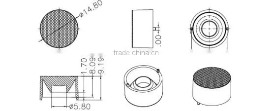 ilenstech lens 65 degree for wall washer light match Imitation lumens LED