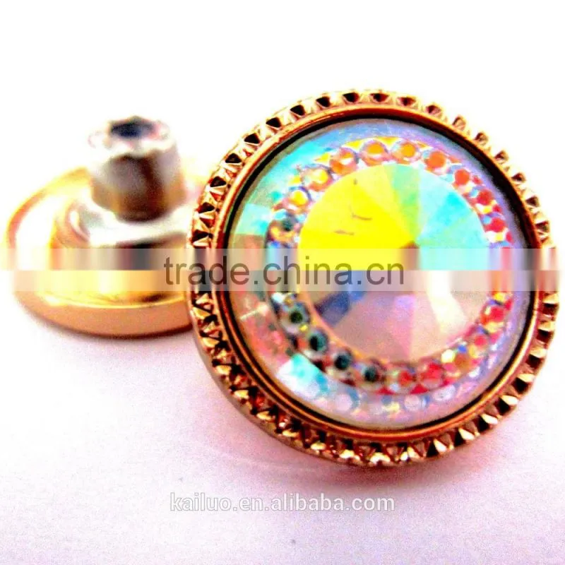 2016 Fashion Colorful Jeans Button