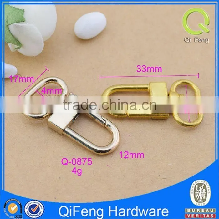 Q-3319 custom metal tag shineing gold color
