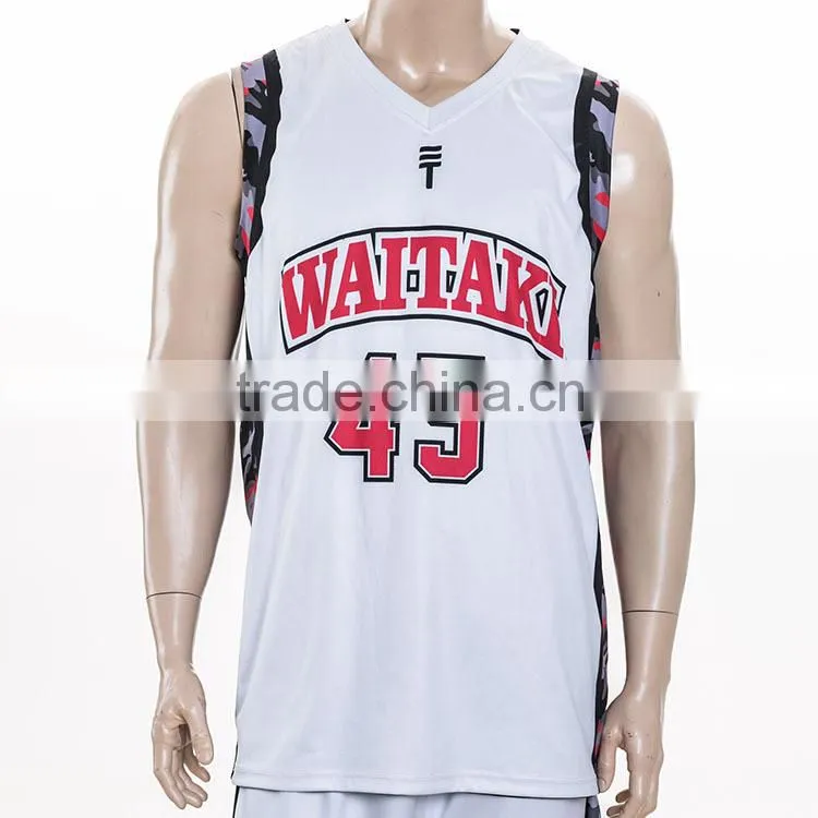 sublimated basketballl set custom basketballl jersey for team design wholesale