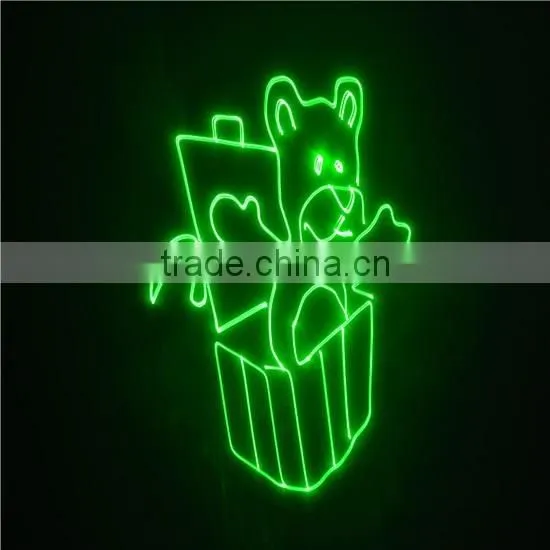100mW Green 25kpss ILDA Animation Moving-Head Christmas disco Laser light