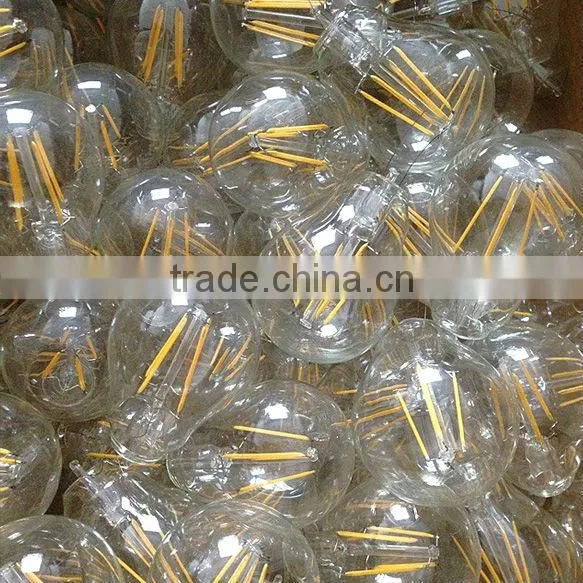E27 LED filament bulb 2W G45 filament LED bulb 360 degree