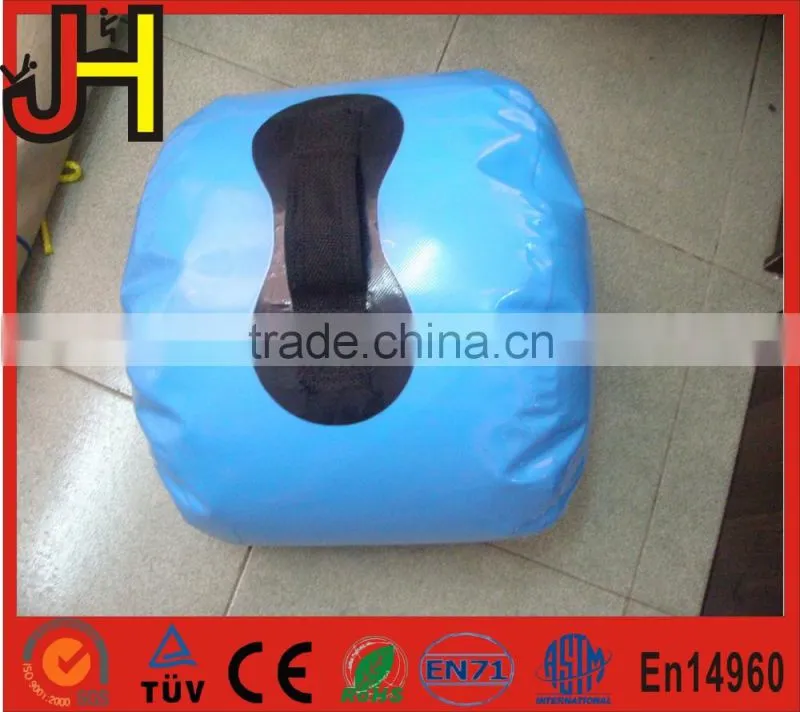 Blue Vinyl Water Bags to Anchor Inflatables or Tents, Bounce House Water Bags