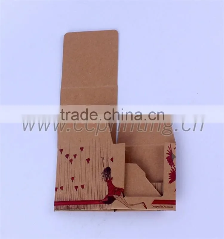 Recycled Brown Kraft Folding Paper Box With Window