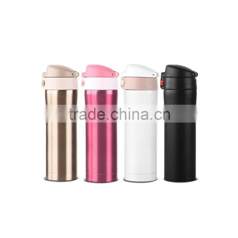 black vacuum cup double wall, daily use stainless steel tumbler, drinkware vacuum tube cup