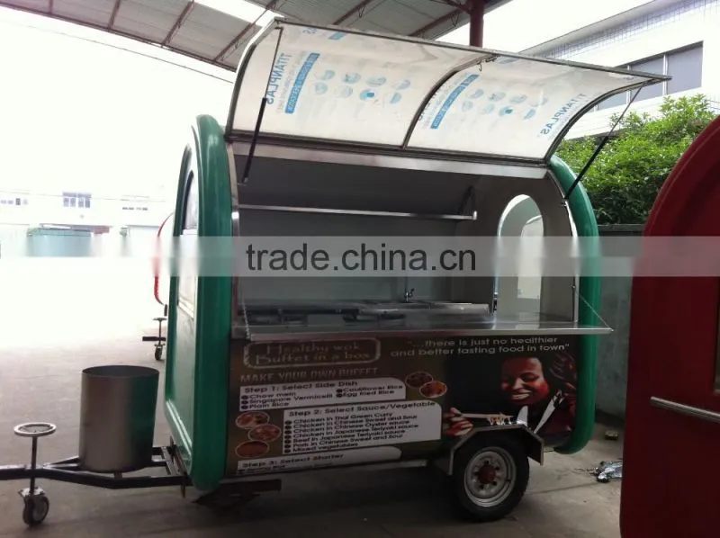 Top selling commercial mobile food car for sale