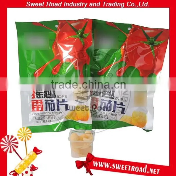 Tomato Flavor Potato Chips Chinese Snacks in China