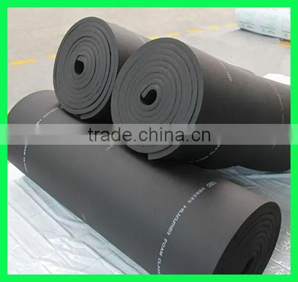NBR/PVC flexible rubber foam insulation felt