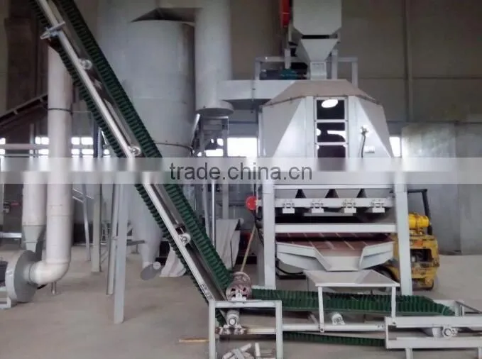 Larger complete biomass fuel pellet mill line