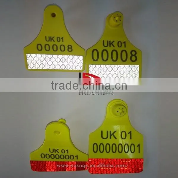 Cattle Reflective Ear Tag 78*56 mm cattle ear tag