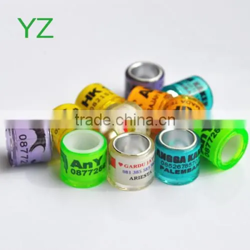 2015 Hot Newest Transparent pigeon rings tags for sale