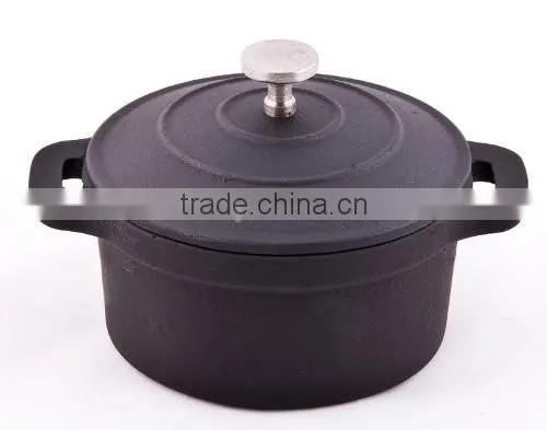 High quality red enamel cast iron pot
