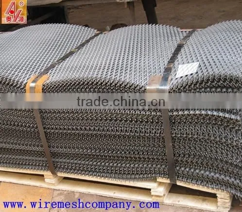 heavy duty expanded mesh sheets / PVC coated expanded metal mesh supplier
