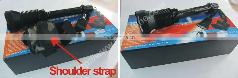 t6 2300lm hunting rechargeable battery led torch light