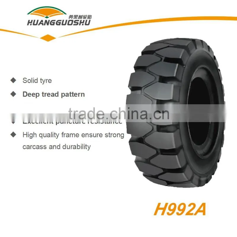 H992A 6.50-10 forklift solid tire with High quality raw material support