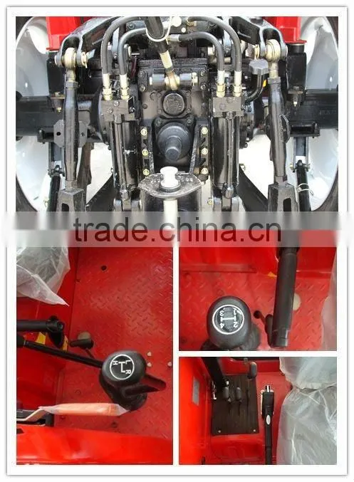 80hp 4wd farm tractor with remote control
