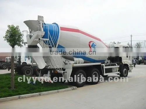 FOTON Auman 4x2 concrete mixer truck with 10M3 tanker mixer truck for sale