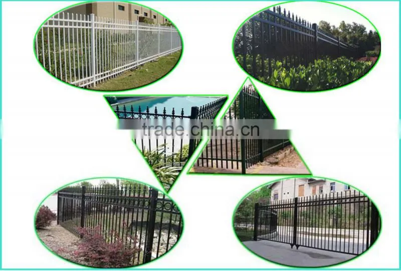 home decorate spear top cheap metal fence with good appearence
