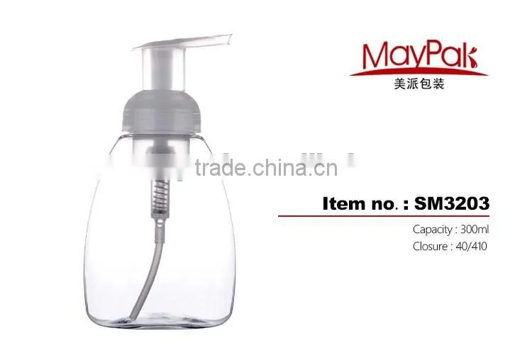 Made in China plastic dispenser spray foam pump bottle