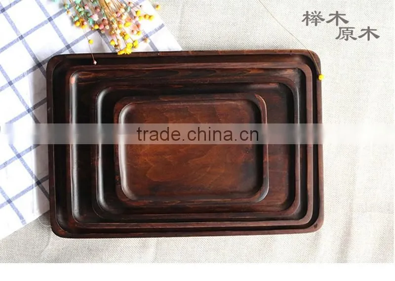 OEM high quality wooden serving tray for hotel