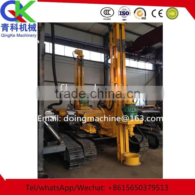 2016 Easy Operation rotary borehole drilling rig hot sale