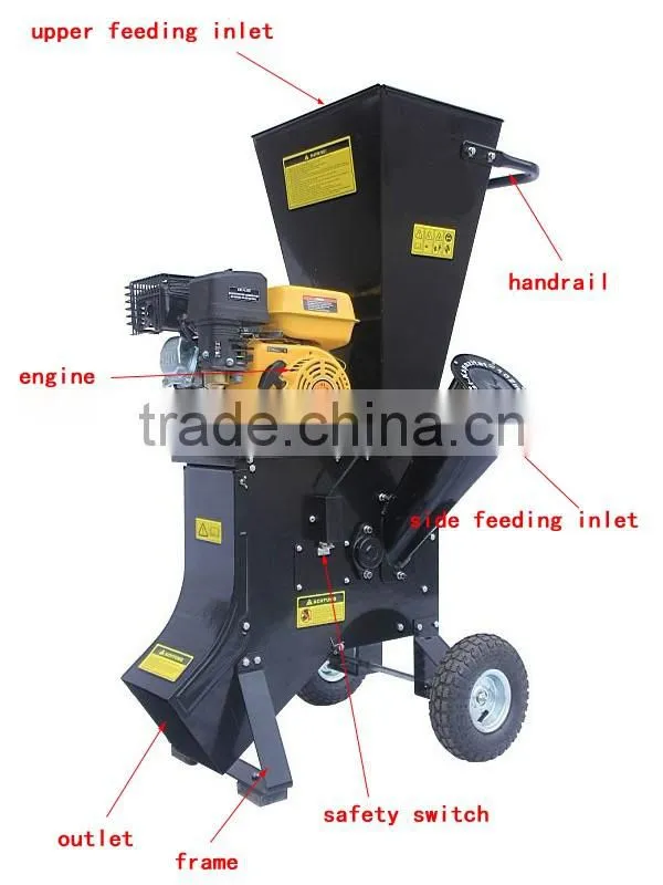 CE approved used industrial wood chipper for sale