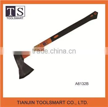 kitchen hatchet with wooden handle