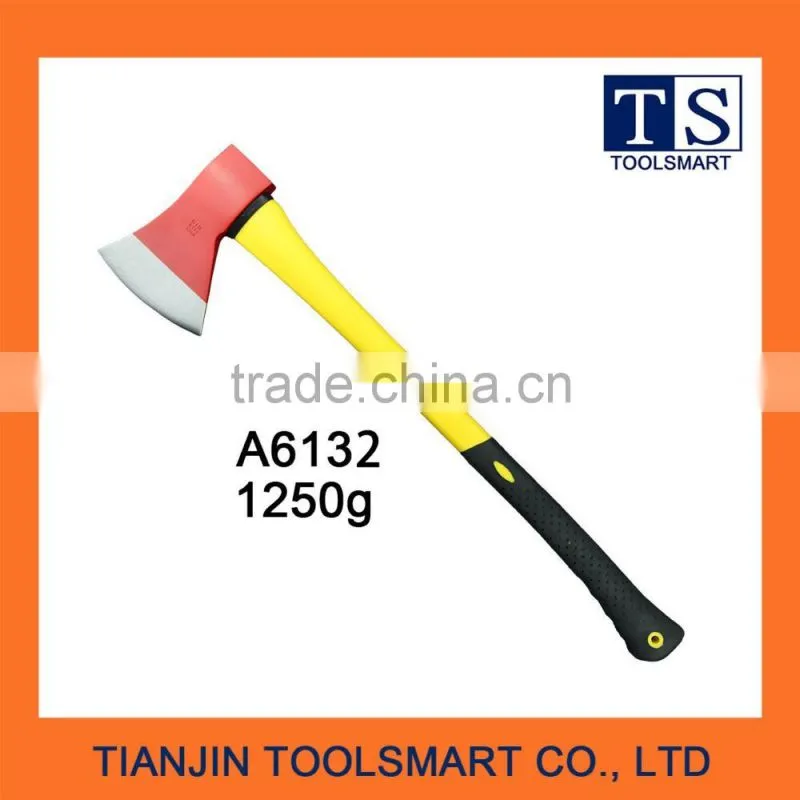 kitchen hatchet with wooden handle