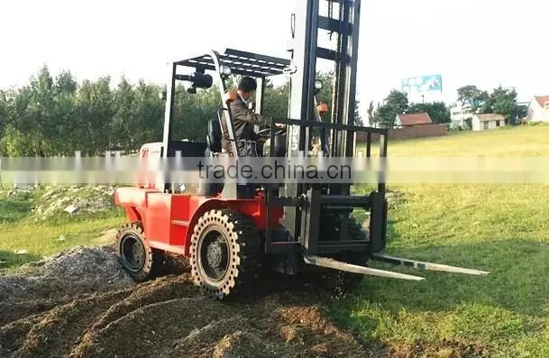 New small 4000kg CPCY40 diesel forklift/off road forklift